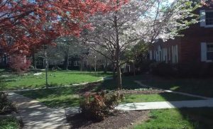 Colonial Village Exterior Walkway